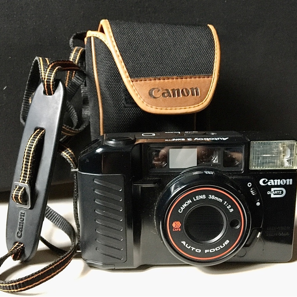 Canon AF35M Autoboy Film Camera with Strap & Case